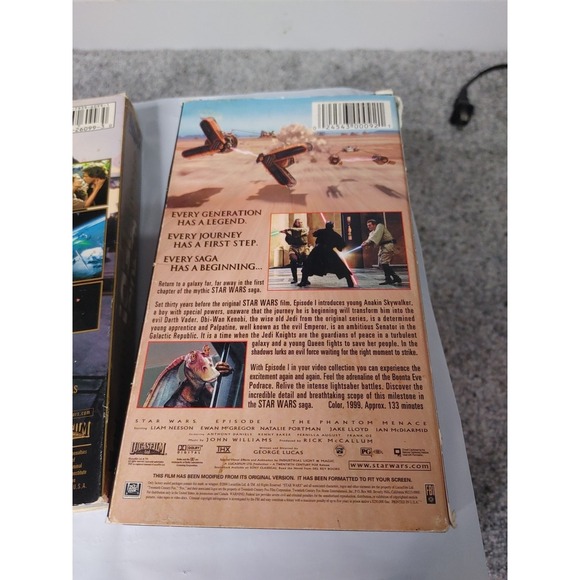 Star Wars VHS Special Edition Empire Strikes Back Return of The Jedi Phantom Men - Picture 5 of 6